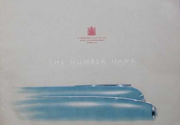 Humber Hawk Modelprogram 1952 Carbrochure (2100)